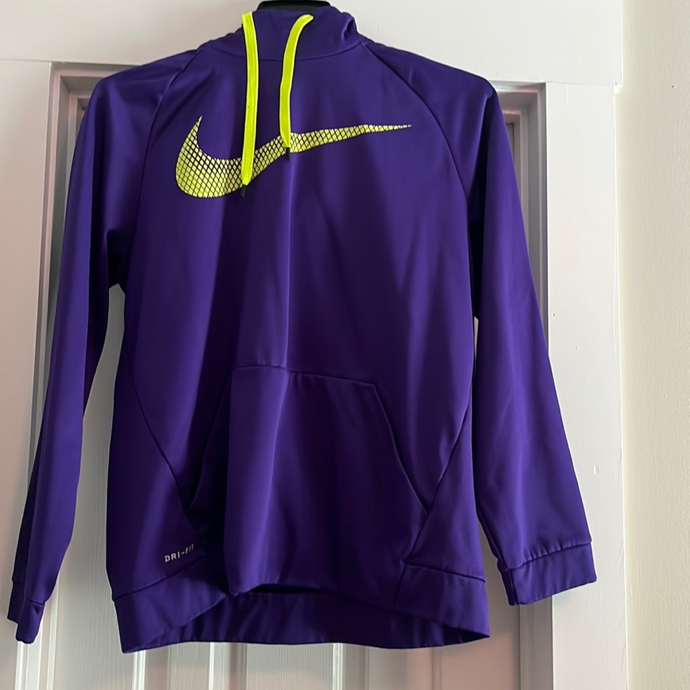 Nike dri-fit purple men’s hoodie